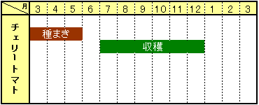 チェリートマト カレンダー
